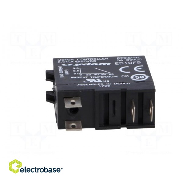 Relay: solid state | Ucntrl: 48÷72VDC | 5A | 1÷80VDC | socket | -30÷80°C image 5