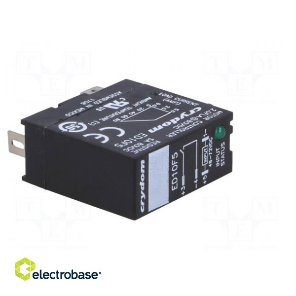 Relay: solid state | Ucntrl: 48÷72VDC | 5A | 1÷80VDC | socket | -30÷80°C image 8
