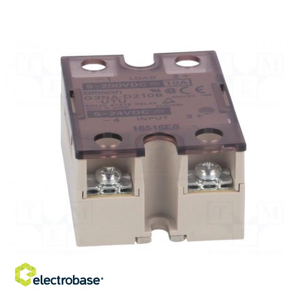 Relay: solid state | Ucntrl: 5÷24VDC | 10A | 5÷200VDC | Series: G3NA фото 9