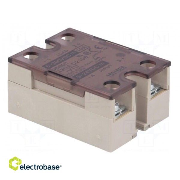 Relay: solid state | Ucntrl: 5÷24VDC | 10A | 5÷200VDC | Series: G3NA фото 8