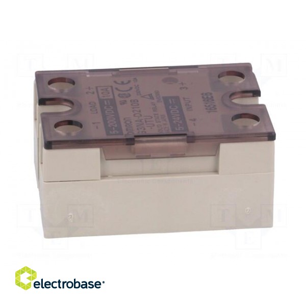 Relay: solid state | Ucntrl: 5÷24VDC | 10A | 5÷200VDC | Series: G3NA фото 7