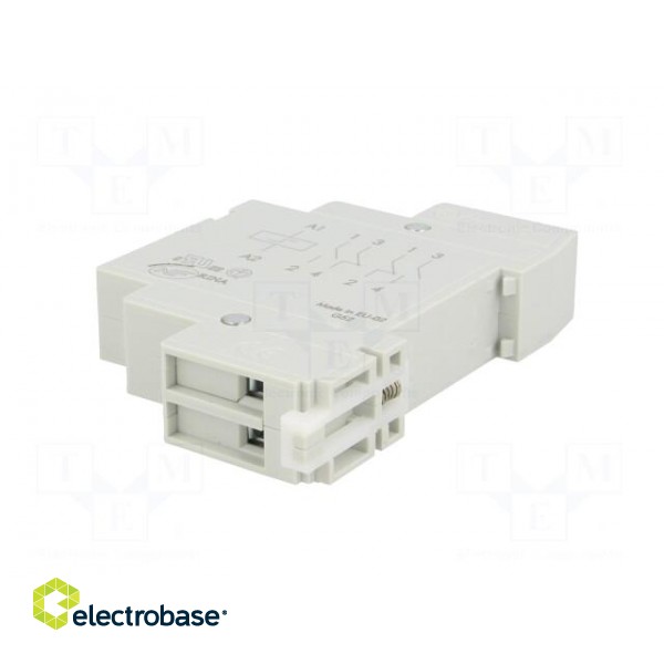 Relay: installation | bistable | NC + NO | 24VAC | Mounting: DIN | 16A фото 4