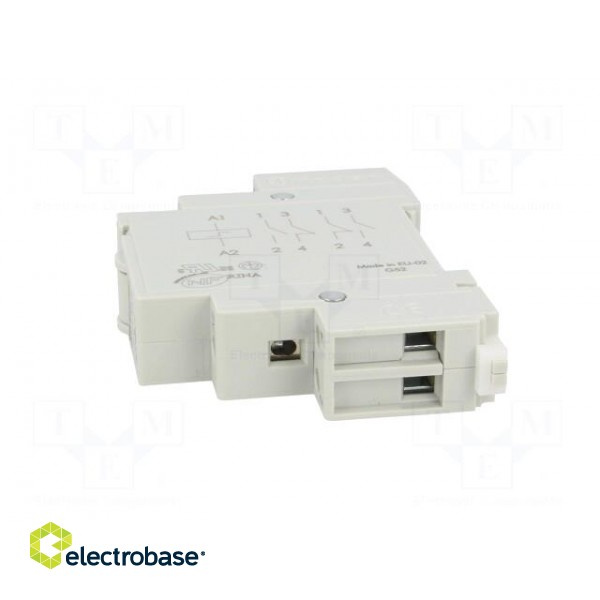 Relay: installation | bistable | NC + NO | 24VAC | Mounting: DIN | 16A фото 3