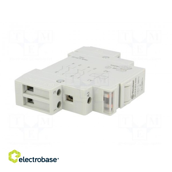 Relay: installation | bistable | NC + NO | 24VAC | Mounting: DIN | 16A фото 8