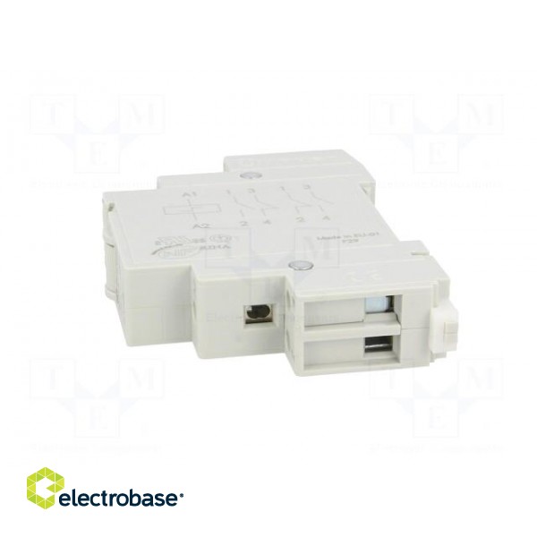 Relay: installation | bistable | NC + NO | Ucoil: 110VDC | 16A | IP20 фото 3