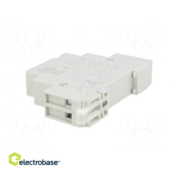 Relay: installation | bistable | NC + NO | Ucoil: 110VDC | 16A | IP20 фото 4