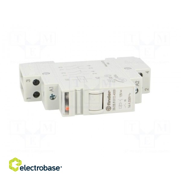 Relay: installation | bistable | NC + NO | Ucoil: 12VDC | Mounting: DIN фото 9