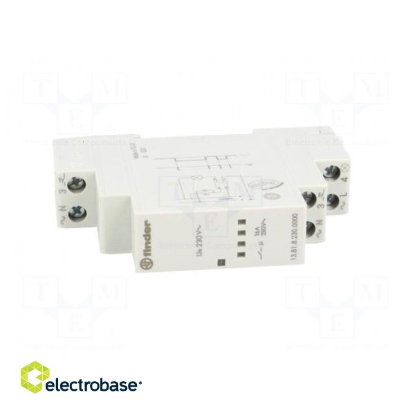 Relay: installation | bistable | NO | 230VAC | Mounting: DIN | 16A | IP20 фото 9