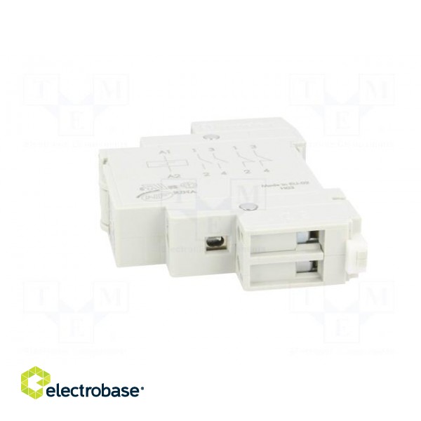 Relay: installation | bistable | NO x2 | 110VAC | Mounting: DIN | 16A фото 3