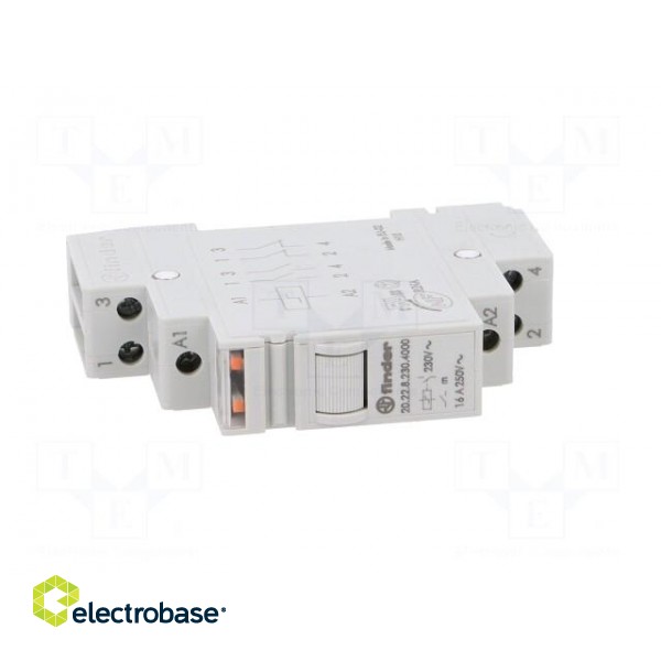 Relay: installation | bistable | NO x2 | 230VAC | Mounting: DIN | 16A фото 9