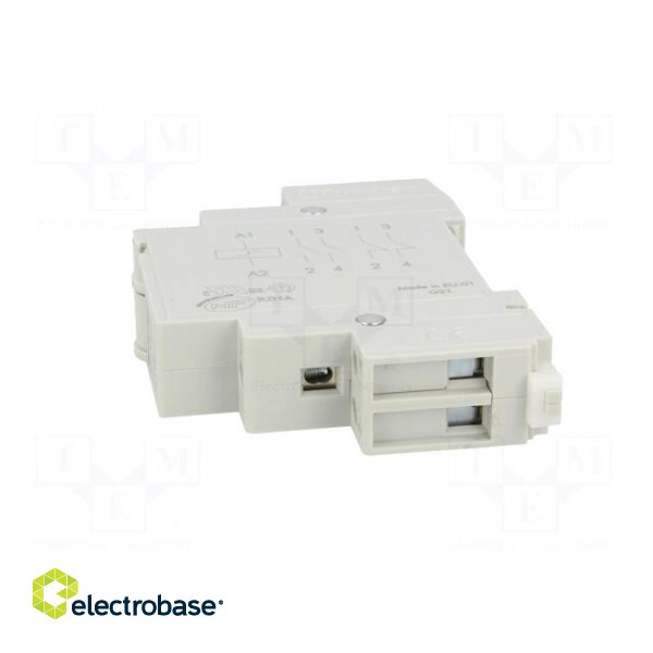 Relay: installation | bistable | NO x2 | 24VAC | Mounting: DIN | 16A фото 3