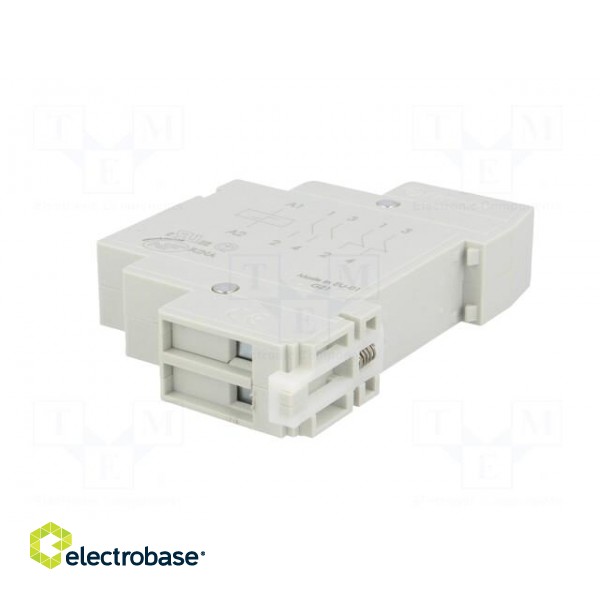 Relay: installation | bistable | NO x2 | 24VAC | Mounting: DIN | 16A фото 4