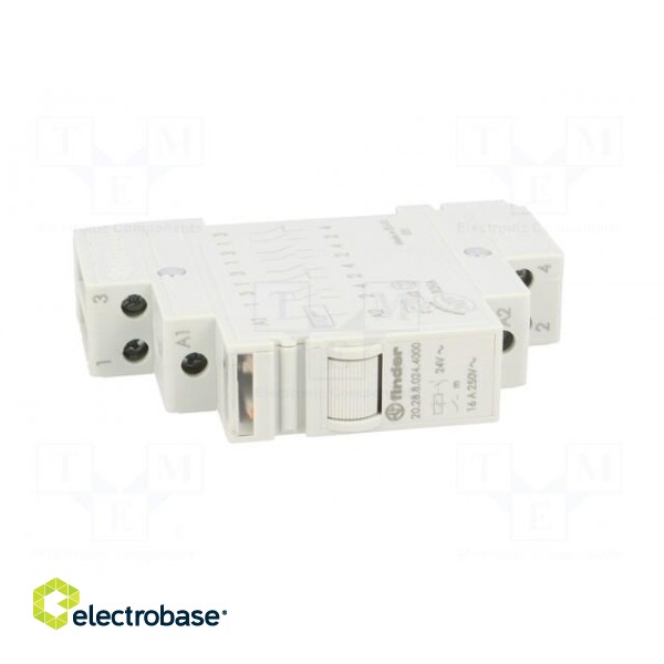 Relay: installation | bistable | NO x2 | 24VAC | Mounting: DIN | 16A фото 9