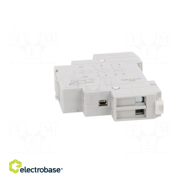 Relay: installation | bistable | NO x2 | Ucoil: 12VDC | Mounting: DIN фото 3
