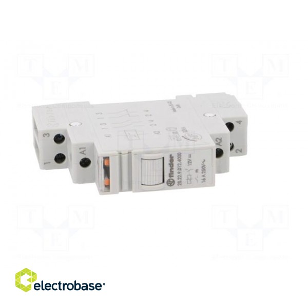 Relay: installation | bistable | NO x2 | Ucoil: 12VDC | Mounting: DIN фото 9