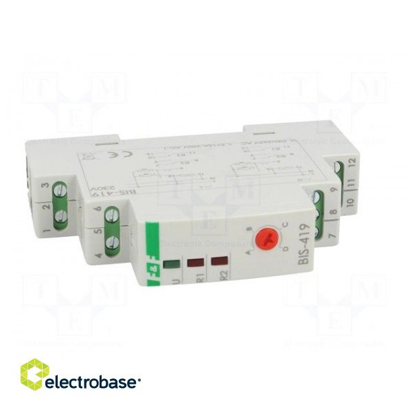 Relay: installation | bistable | DPDT | Mounting: DIN | 16A | -25÷50°C фото 9