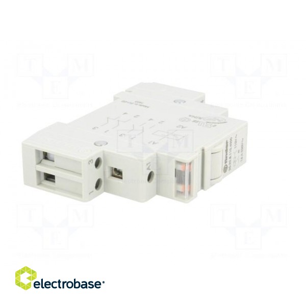 Relay: installation | bistable | NO x2 | 110VAC | Mounting: DIN | 16A фото 8