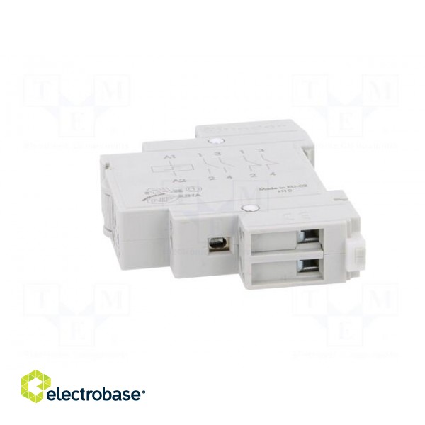 Relay: installation | bistable | NO x2 | 230VAC | Mounting: DIN | 16A фото 3