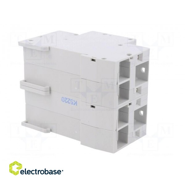 Relay: installation | bistable,impulse | NO x4 | Ucoil: 230VAC | 63A фото 6