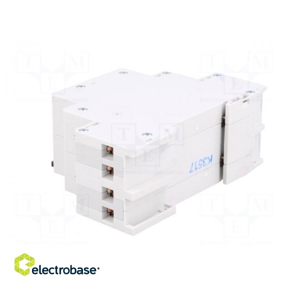 Relay: installation | bistable,impulse | NO x4 | Ucoil: 230VAC | 32A фото 4