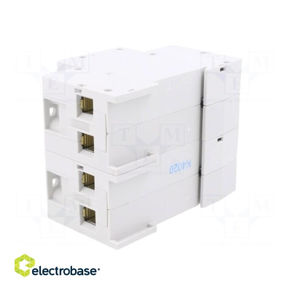 Relay: installation | bistable,impulse | NO x4 | Ucoil: 230VAC | 40A фото 4