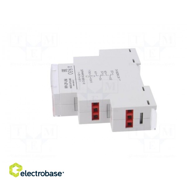 Relay: installation | monostable | DPDT | 8A | Uswitch: max.300VAC фото 3