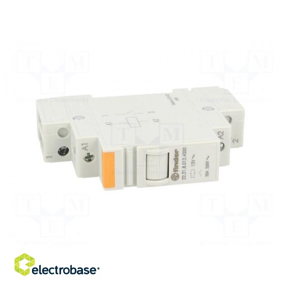 Relay: installation | monostable | NO | Ucoil: 12VAC | Mounting: DIN фото 9