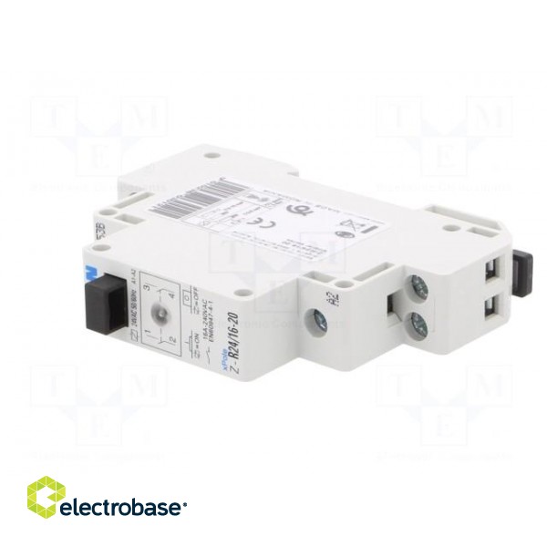 Relay: installation | monostable | NO x2 | Ucoil: 24VAC | Mounting: DIN фото 2