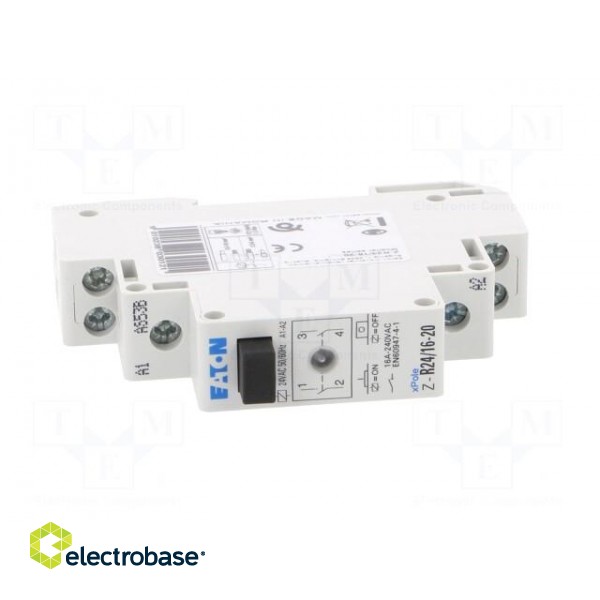 Relay: installation | monostable | NO x2 | Ucoil: 24VAC | Mounting: DIN фото 9