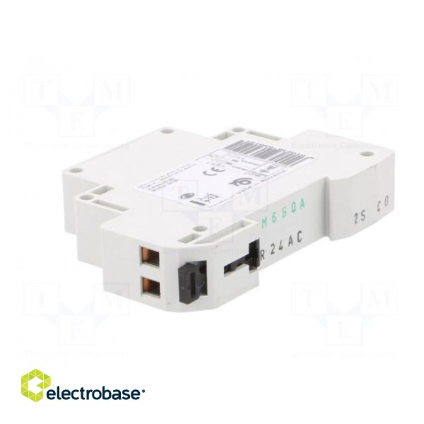Relay: installation | monostable | NO x2 | Ucoil: 24VAC | Mounting: DIN фото 4