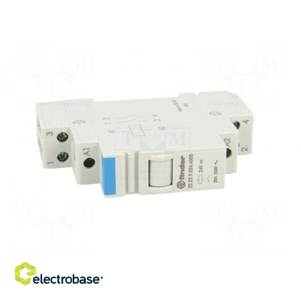 Relay: installation | monostable | NO x2 | Ucoil: 24VDC | Mounting: DIN фото 9
