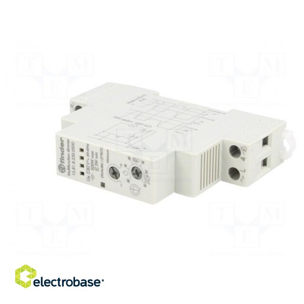 Relay: installation | with dimmer | Mounting: DIN | -10÷50°C | IP20 фото 2
