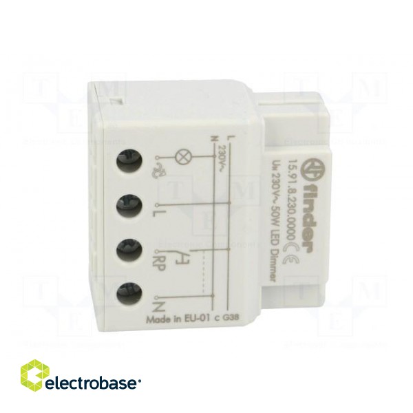 Relay: installation | with dimmer | Mounting: wall mount | -10÷50°C фото 3