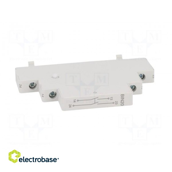 Relays accessories: auxiliary contacts | NO x2 | max.250VAC | 4A фото 9