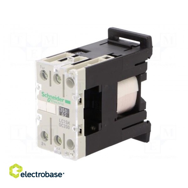 Contactor: 2-pole | NO x2 | 230VAC | 5A | for DIN rail mounting | 690V