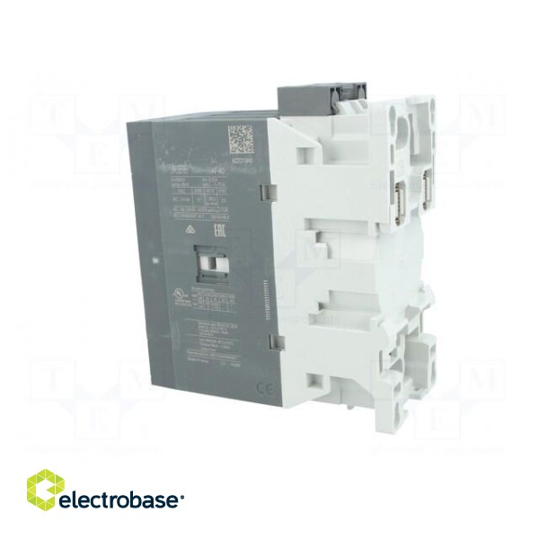 Contactor: 3-pole | NO x3 | 100÷250VAC | 100÷250VDC | 40A | AF | -25÷60°C фото 4