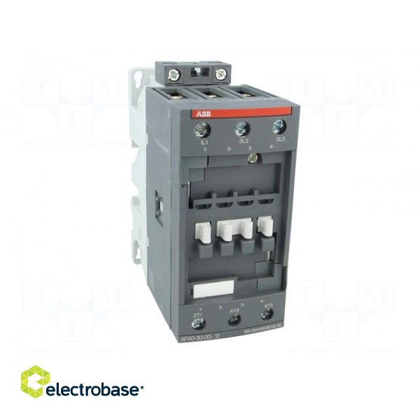 Contactor: 3-pole | NO x3 | 100÷250VAC | 100÷250VDC | 40A | AF | -25÷60°C image 9