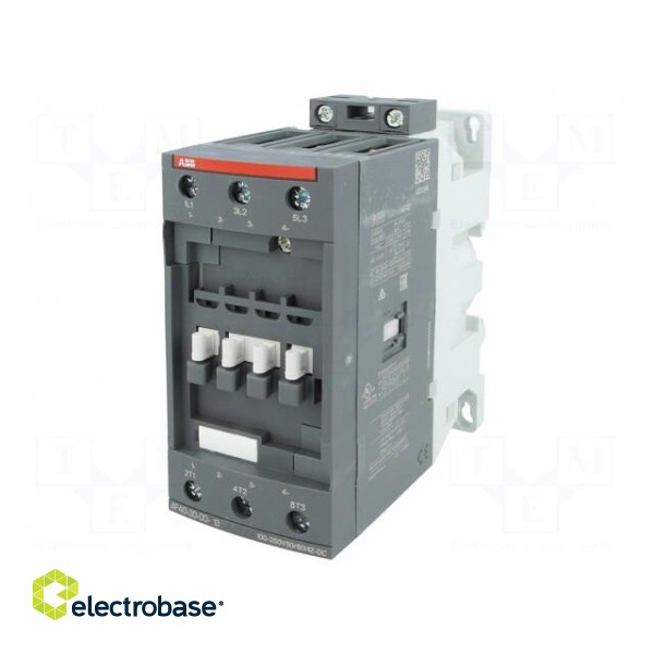 Contactor: 3-pole | NO x3 | 100÷250VAC | 100÷250VDC | 40A | AF | -25÷60°C image 1