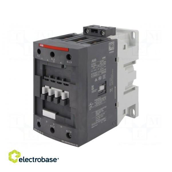 Contactor: 3-pole | NO x3 | 100÷250VAC,100÷250VDC | 80A | AF | -25÷60°C image 1