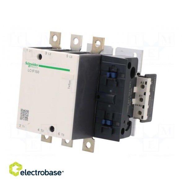 Contactor: 3-pole | NO x3 | 230VAC | 150A | for DIN rail mounting image 2