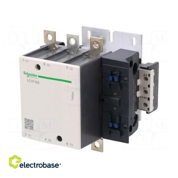 Contactor: 3-pole | NO x3 | 230VAC | 150A | for DIN rail mounting image 1