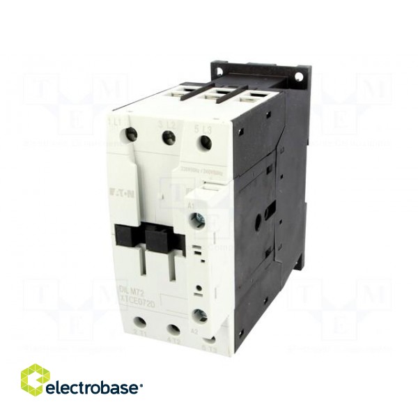 Contactor: 3-pole | NO x3 | 230VAC | 72A | DIN,on panel | DILM72 | 690V image 1
