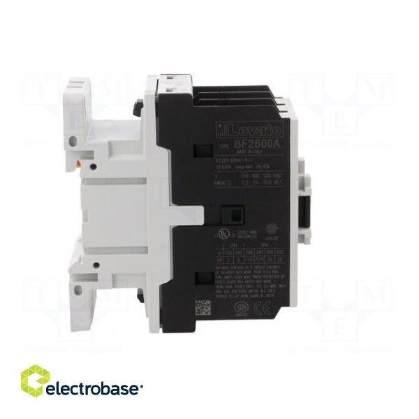 Contactor: 3-pole | NO x3 | 24VAC | 26A | for DIN rail mounting | BF image 7
