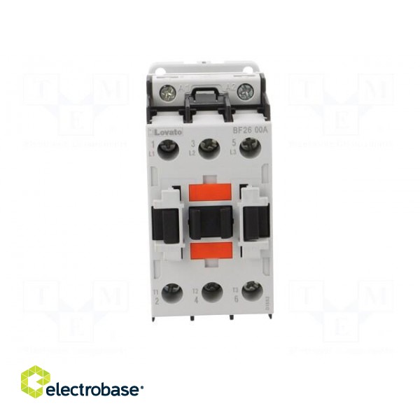 Contactor: 3-pole | NO x3 | 24VAC | 26A | for DIN rail mounting | BF image 9