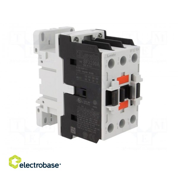 Contactor: 3-pole | NO x3 | 24VAC | 32A | for DIN rail mounting | BF image 8