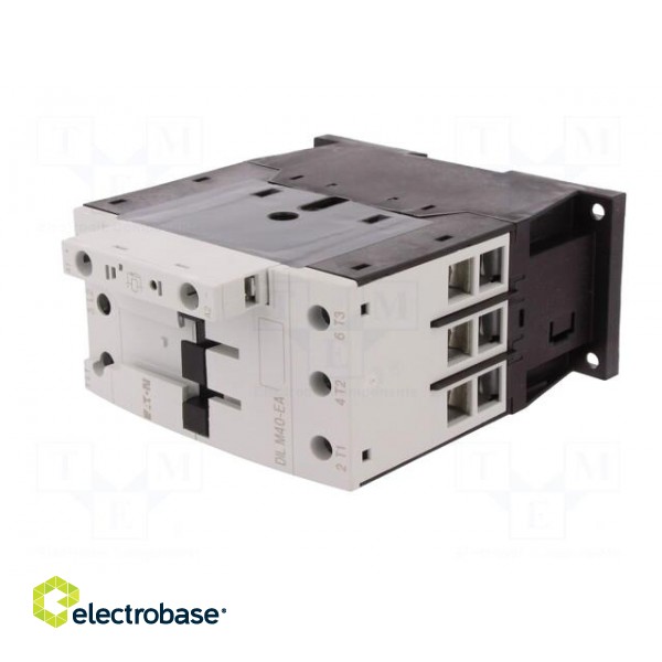 Contactor: 3-pole | NO x3 | 24VDC | 40A | DIN,on panel | DILM40 | 690V фото 2