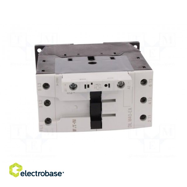 Contactor: 3-pole | NO x3 | 24VDC | 40A | DIN,on panel | DILM40 | 690V фото 9