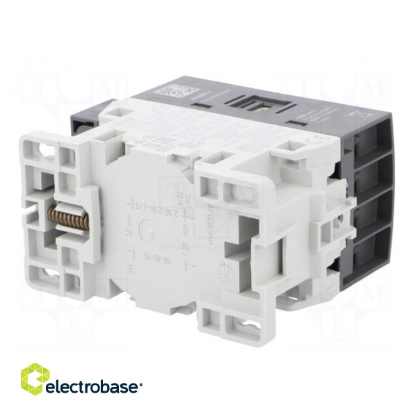 Contactor: 3-pole | NO x3 | Auxiliary contacts: NC | 100÷250VAC | 12A image 6