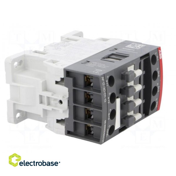 Contactor: 3-pole | NO x3 | Auxiliary contacts: NC | 100÷250VAC | 12A image 8