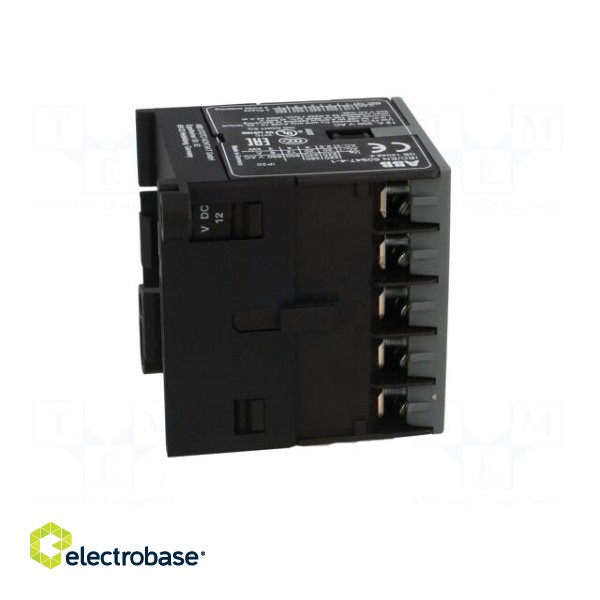 Contactor: 3-pole | NO x3 | Auxiliary contacts: NC | 12VDC | 6A | BC6 фото 7